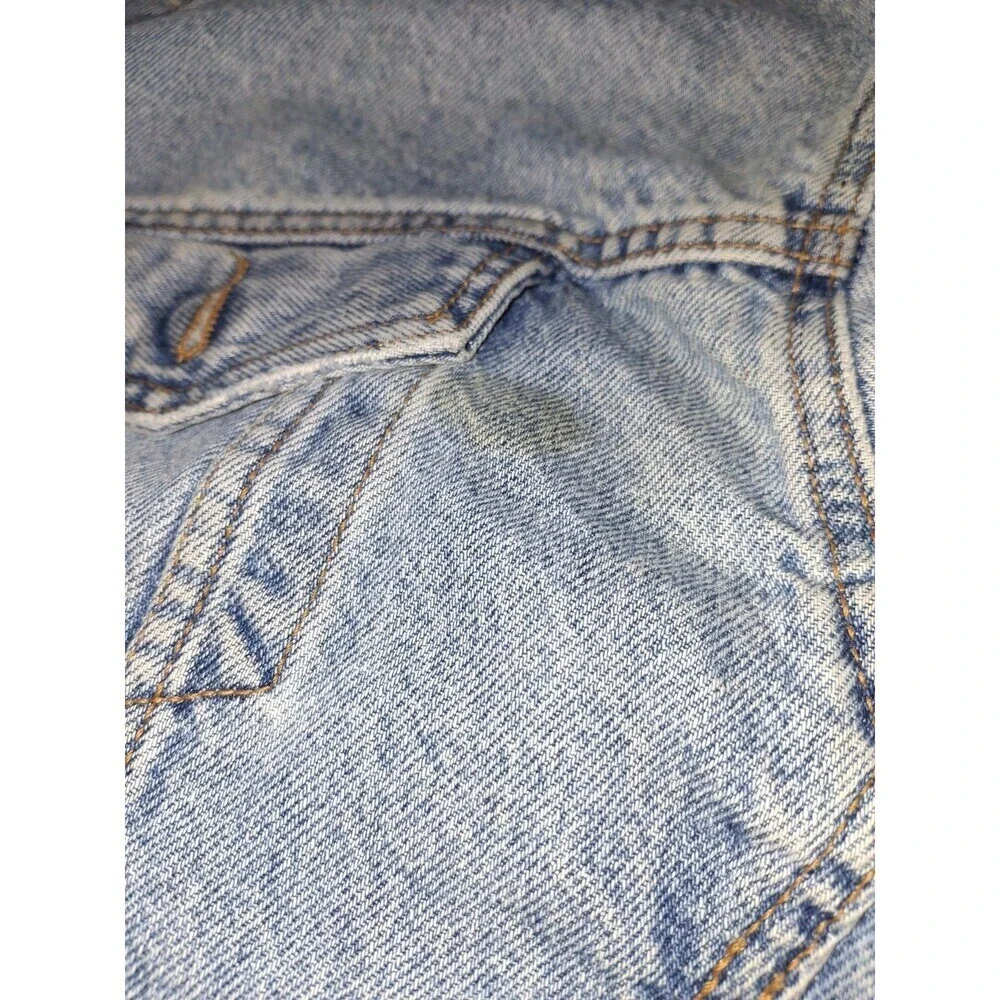 Custom Painted Levis Vintage Jacket Distressed Lick My Levis Size M‎
